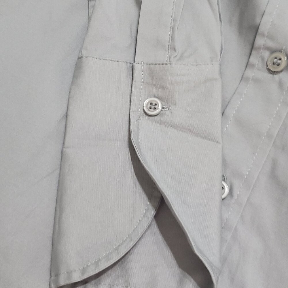 Vicotria's Secret Moda International Button Down Top -Gray - Picture 6 of 11